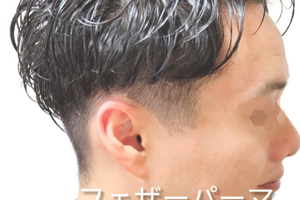 越谷　美容室　美容院　liage　COTA　シャドウパーマ フェザーパーマ