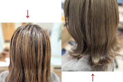 越谷　美容室　美容院　liage　COTA　美髪　艶髪　髪質改善　トリートメント