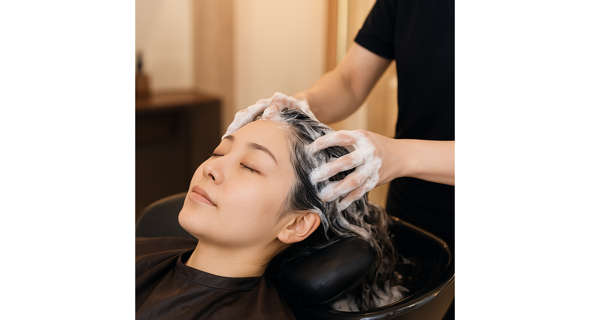 越谷　美容室　美容院　liage　COTA　ヘッドスパ　髪質改善　マッサージ