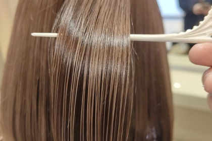 越谷　美容室　美容院　liage　COTA　髪質改善カラー