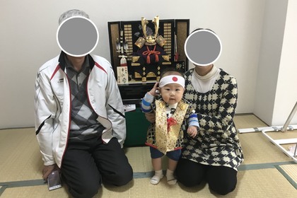 越谷　美容室　美容院　liage　初節句